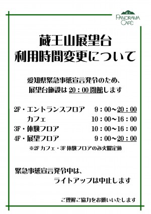 2021緊急事態宣言発令